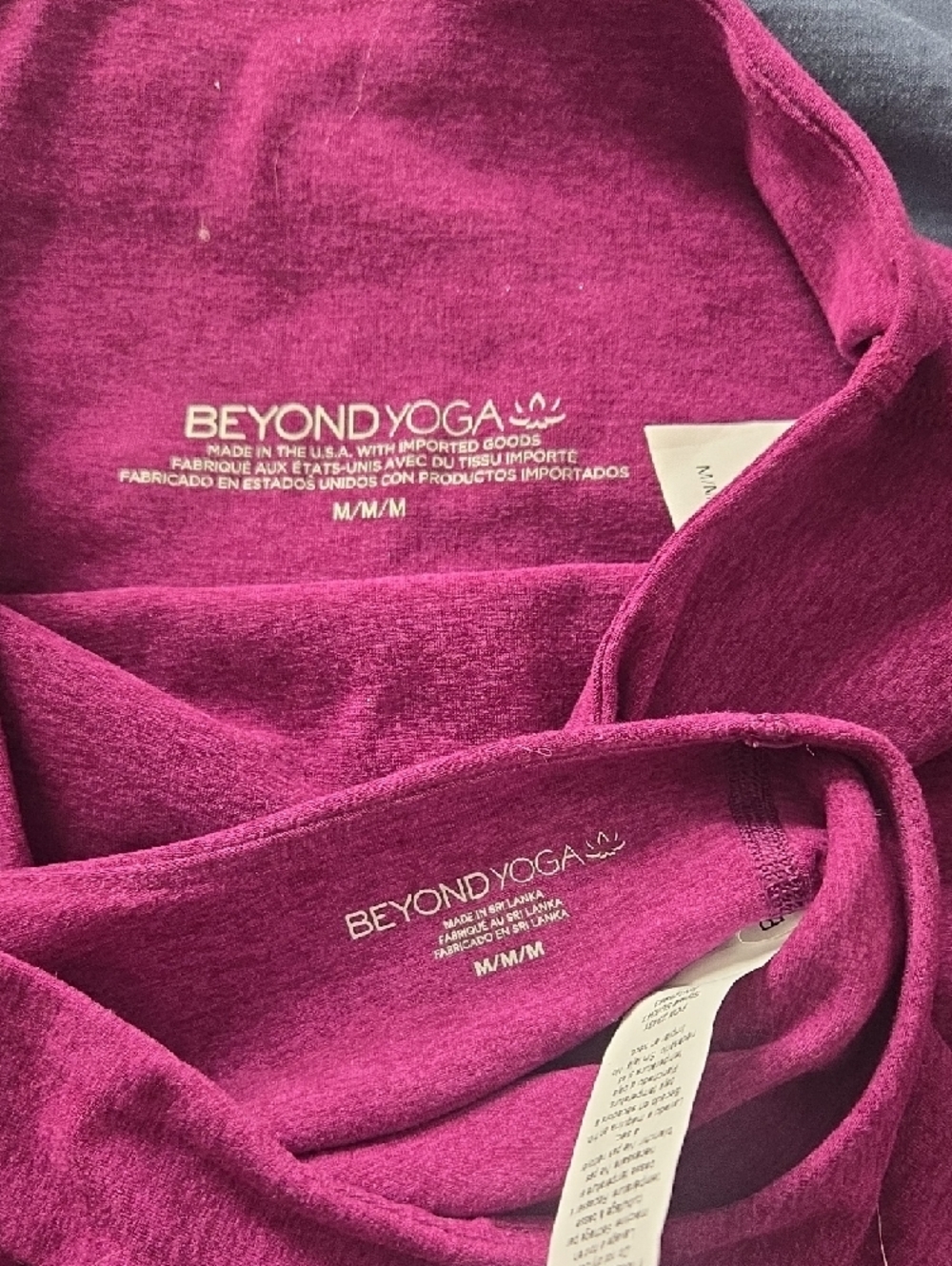 Beyond Yoga Purple Racerback Tank and Leggings Set - Picture 4 of 4